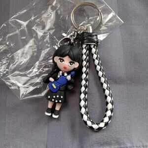 Wednesday Addams Keychain